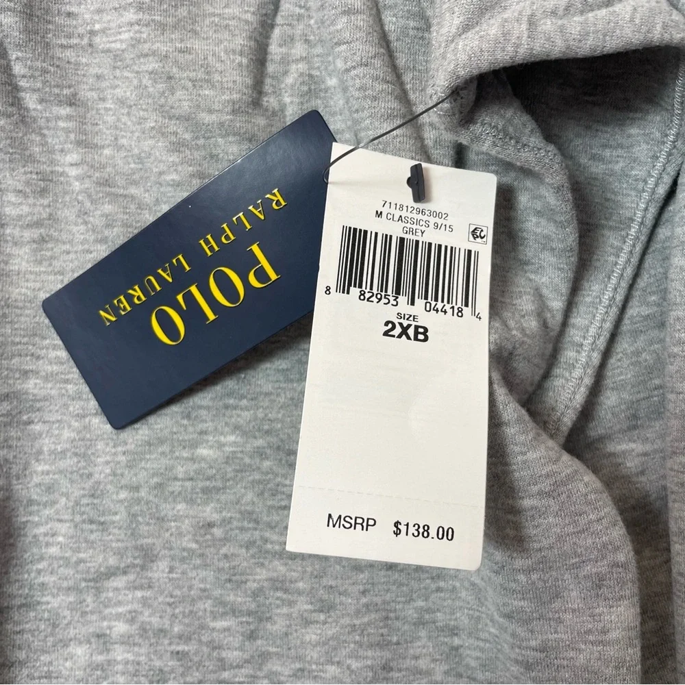 NWT Polo Ralph Lauren Men’s B&T Quarter Zip Pull Over - Size 2XB
